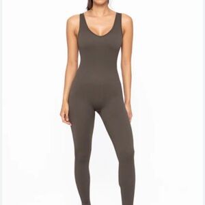 Elegant Charcoal Jumpsuit